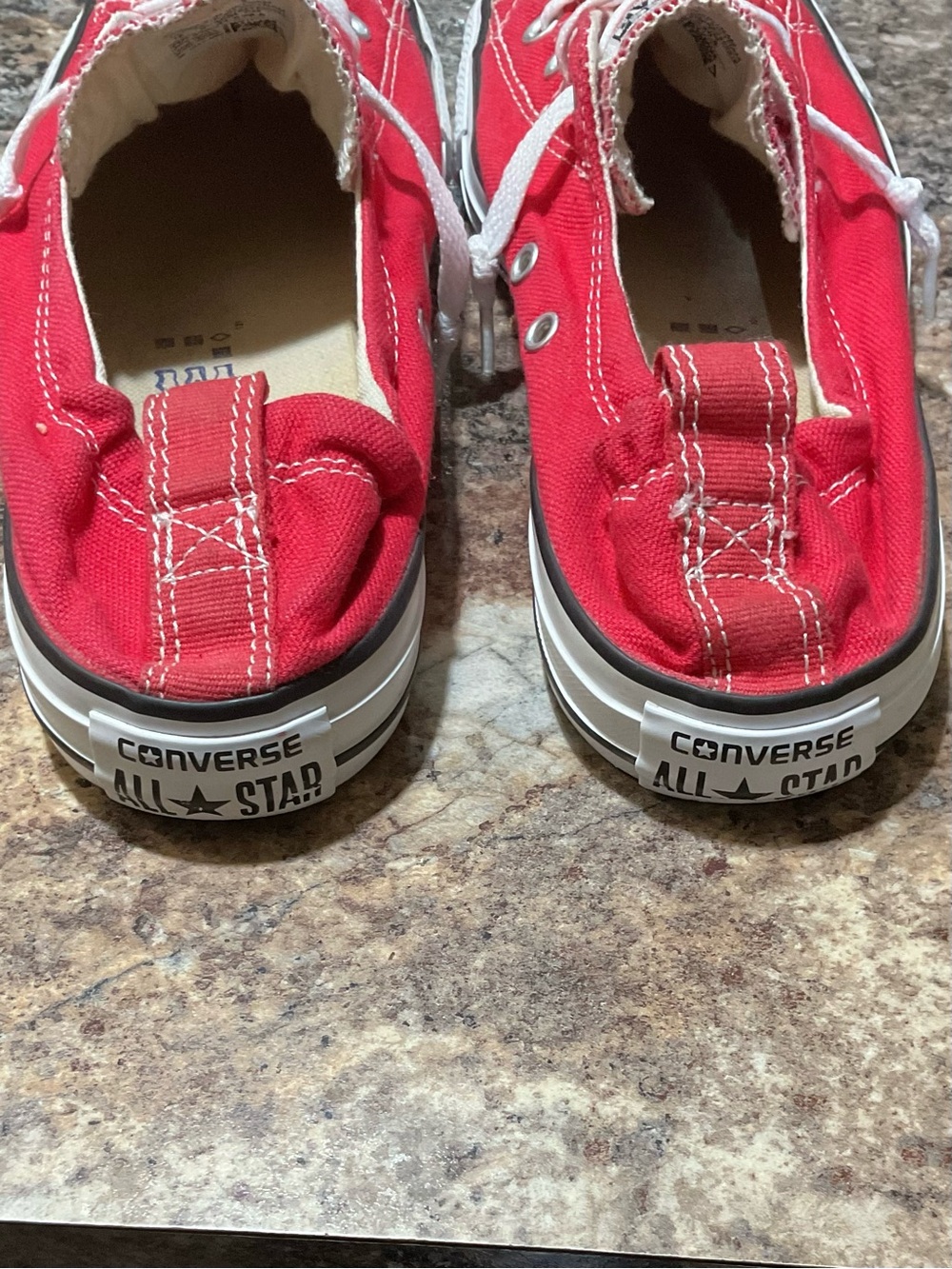 Converse Chuck Taylor All Star Shoreline Red Slip On Sneakers Women’s Size 10 - Picture 4 of 6